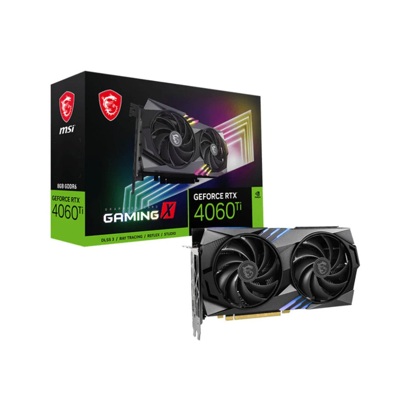 MSI GeForce RTX™ 4060 Ti Gaming X 8G GDDR6 Graphics Card - كرت شاشة